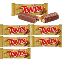 Twix au chocolat au lait et au caramel - 6 unités