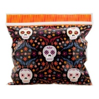 Sachets de bonbons du Jour des Morts 17,5 x 17,5 cm - Wilton - 20 pcs.