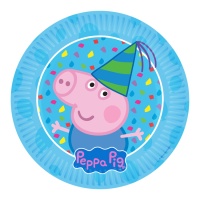 Assiettes Peppa Pig George 18 cm - 8 pcs.