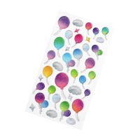 Stickers 3D pour ballons - 37 pièces