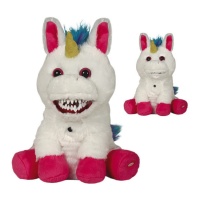 licorne sinistre en peluche, 25 cm