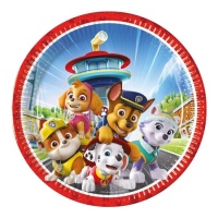 Paw Patrol en ville Assiettes 23 cm - 8 pcs.