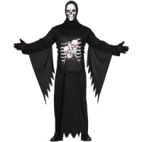 Costume de mort à tête de mort pour adultes