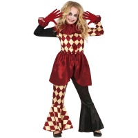 Costume de clown maléfique pour filles