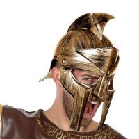 Casque de gladiateur en or