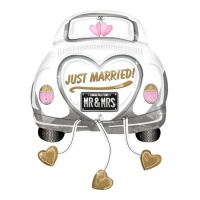Just Married Car Silhouette Globe 58 x 79 cm - Anagram