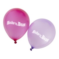 Ballons en latex Masha et l'ours - 12 pcs.