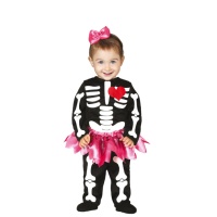 Costume de squelette avec tutu pour bébés