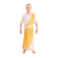 Costume d'empereur romain doré pour enfants