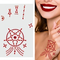Bijoux adhésifs pour la main sataniques