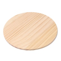 Disque en bois 18 x 0,5 cm - 1 pc.