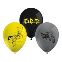 Batman Ballons en latex 30 cm - Procos - 8 pcs.