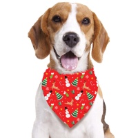 Écharpe de Noël rouge pour animaux de compagnie