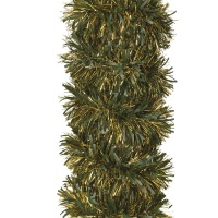 Tinsel vert et or 180 x 10 cm