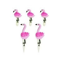 Figures en sucre de flamants roses - Décorer - 5 unités