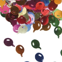 14 gr de confettis de ballons de couleur métallique