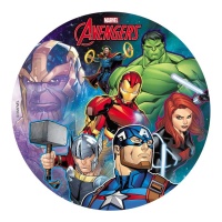 Papier de sucre Avengers de 20 cm