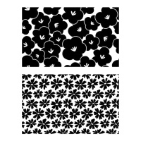 Tampons acryliques motif fleurs - Artemio
