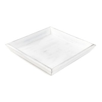 Nettoyeur de poche blanc mariné carré de 20,5 cm - DCasa