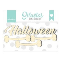 Chipboard et Os d'Halloween - Décor Artis - 4 unités