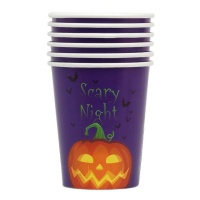 Verre Halloween Scary Night 250 ml - 6 pcs.