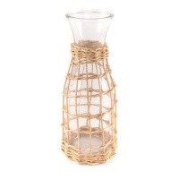 Carafe en verre de 850 ml avec grille