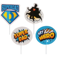 Piques Superdad - lot de 8