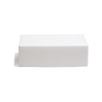 Base carré en polystyrène 20 x 20 x 7,5 cm - Decora