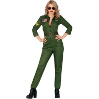 Costume de pilote de chasse pour femme