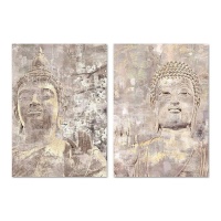 Toile Bouddha flou 50 x 70 cm - DCasa - 1 unité