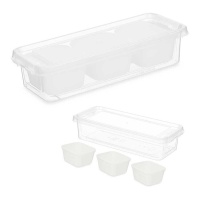 Organisateur 28,2 x 11,7 x 6 cm avec 3 compartiments en dessous