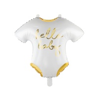 Ballon Hello baby 51 x 45 cm - Partydeco