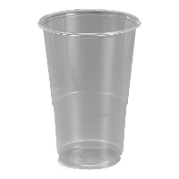 Gobelets en plastique transparent de 300 ml - 15 unités