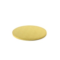 Base ronde pour gâteau 25,5 x 25,5 x 1,2 cm or - Decora