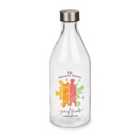 Bouteille de 1000 ml de jus de fruits avec bouchon en acier