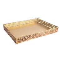 Plateau de service en métal 35 x 25 cm - DCasa