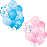 Bouquet de ballons éléphant pour baby shower - 9 unités