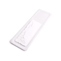 Plateau avec napperon allongé blanc 13 x 44 cm - Maxi Products - 2 unités