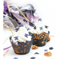 Emballages pour cupcakes d'Halloween - scrapcooking -12 unités