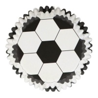 Capsules Football Cupcake - PME - 30 pcs.