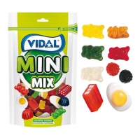 Sachet de bonbons gélifiés avec finition brillante - MIni Mix Vidal - 180 gr
