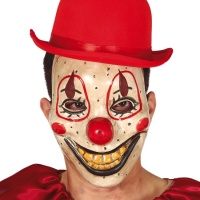 Masque de clown tueur sinistre