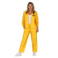 Costume de proie jaune pour les femmes