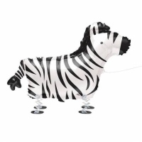 Ballon Walking Zebra 76,2 cm - Qualatex