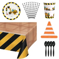 Construction Party Pack - 8 personnes