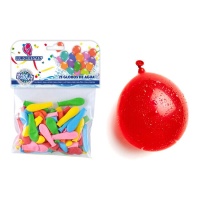 Ballons d'eau de couleurs assorties - 75 pièces.