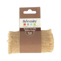 1 m de ruban de toile de jute