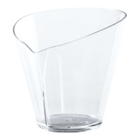 Gobelets en plastique transparent de 70 ml en forme de cruche - Dekora - 100 unités