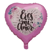You are my Love ballon à coeur rose 45 cm