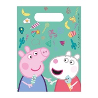 Sacs Peppa Pig et George - 6 unités